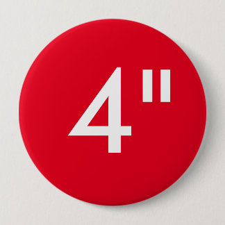 カスタムなプリント4"巨大な円形ボタンのブランクのテンプレート 缶バッジ