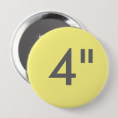 カスタムなプリント4"巨大な円形ボタンのブランクのテンプレート 缶バッジ (正面&裏面)