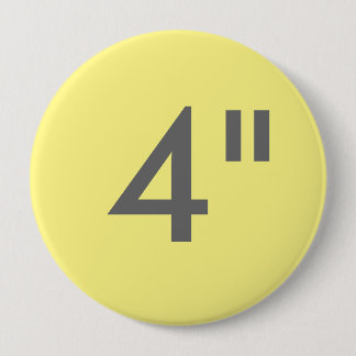 カスタムなプリント4"巨大な円形ボタンのブランクのテンプレート 缶バッジ