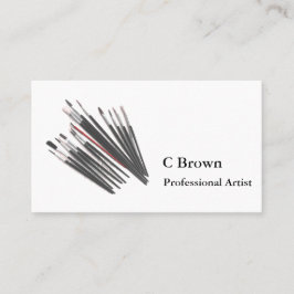カスタムなプロの芸術家 名刺