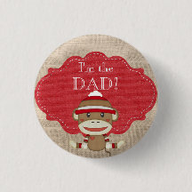 カスタムなベビーシャワーのパーティー私はパパボタンです