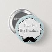 カスタムなベビーシャワーのパーティーImお兄さんボタン 缶バッジ (正面&裏面)