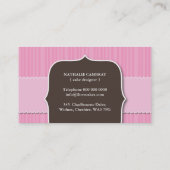 カスタムなベーカリーカード 名刺 (裏面)