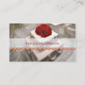 カスタムなベーカリー/ウエディングケーキの名刺 名刺 (裏面)