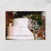 カスタムなベーカリー/ウエディングケーキの名刺 名刺 (裏面)