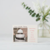 カスタムなベーカリー/ウエディングケーキの名刺 名刺 (スタンド正面)