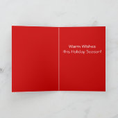 カスタムなペットクリスマスカード シーズンカード (内部)