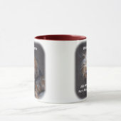 カスタムなペット写真はあなたの写真を加えます マグカップ (中央)