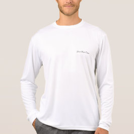 カスタムなボートの名前のSailfishの魚釣りのTシャツ Tシャツ