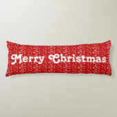 カスタムなメリークリスマスの枕 ボディピロー (正面)