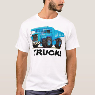 カスタムなメンズ建築のダンプトラック Tシャツ
