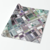 カスタムなモザイク・タイルの芸術 ラッピングペーパー (アンロールド)