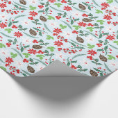 カスタムなモダンなレトロのシックなパターン休日 ラッピングペーパー (角)