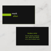 カスタムなモダン519 Ver.2 名刺 (正面/裏面)