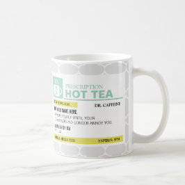 カスタムなモノグラムが付いているおもしろいな規定の熱い茶 コーヒーマグカップ