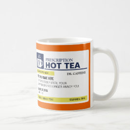 カスタムなモノグラムが付いているおもしろいな規定の熱い茶 コーヒーマグカップ