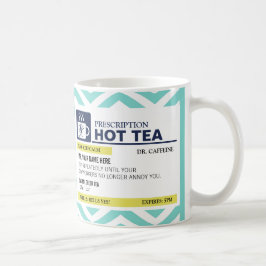 カスタムなモノグラムが付いているおもしろいな規定の熱い茶 コーヒーマグカップ
