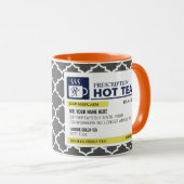 カスタムなモノグラムが付いているおもしろいな規定の熱い茶 マグカップ (正面右)