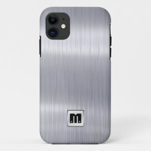 カスタムなモノグラムが付いているのどによってブラシをかけられるアル iPhone 11 ケース