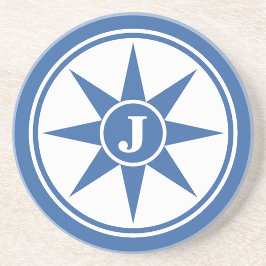 カスタムなモノグラム及び色の陶磁器のコースター コースター (正面)