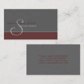 カスタムなモノグラム2 名刺 (正面/裏面)