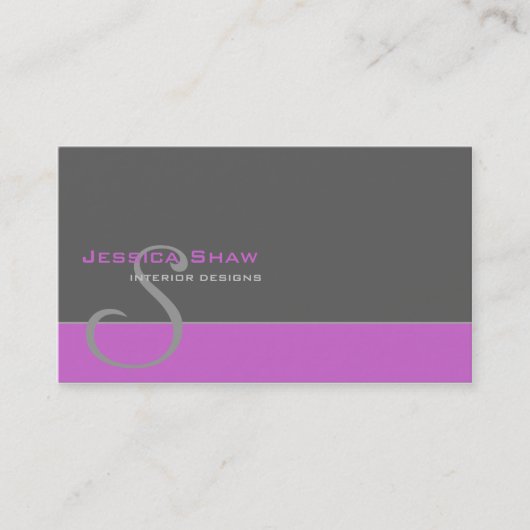 カスタムなモノグラム3 名刺 (正面)