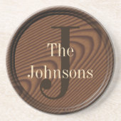 カスタムなモノグラム コースター (正面)