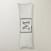 カスタムなモノグラム ボディピロー (裏面 (縦))