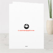 カスタムなモンスターのハローウィンパーティの招待- GogSpider! カード (裏面)