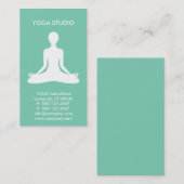 カスタムなヨガのスタジオ 名刺 (正面/裏面)