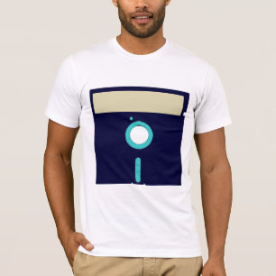 カスタムなラベルフロッピィワイシャツ Tシャツ