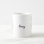 カスタムなラマのマグのパーソナライズでおもしろいなラマのマグ コーヒーマグカップ (中央)