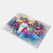 カスタムなリスの玄関マット ドアマット (アングル)