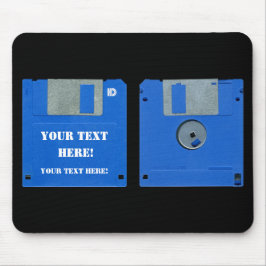 カスタムなレトロコンピュータフロッピー・ディスク3.5マウスパッド マウスパッド