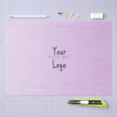 カスタムなロゴのエレガントな勾配のラベンダー 薄葉紙 (クラフト)