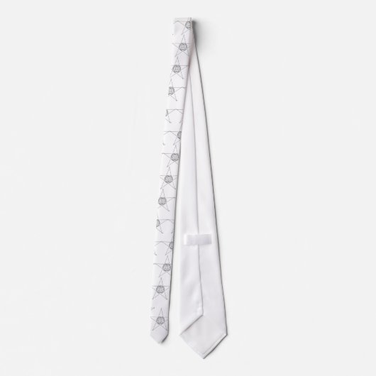 カスタムなロゴのタイ ネクタイ (裏面)