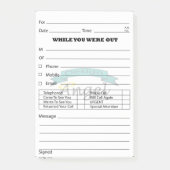 カスタムなロゴの透かしの電話のメッセージのポストそれはあります ポストイット (正面)