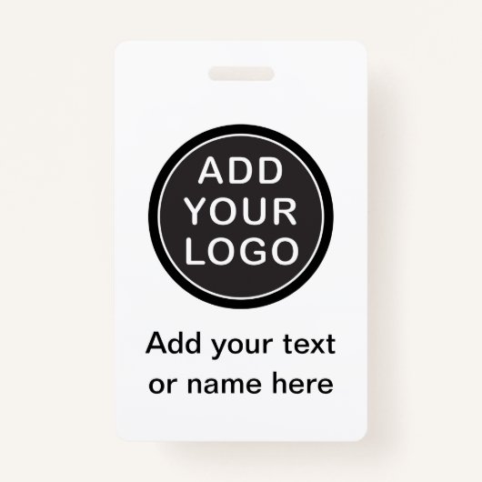 カスタムなロゴまたは写真の従業員の名前ID バッジ (正面)