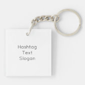 カスタムなロゴ キーホルダー (裏面)