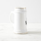 カスタムなロッジステイン ビールジョッキ (正面左)