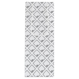 カスタムなワインのギフトバッグ-ロゴパターン ワインギフトバッグ