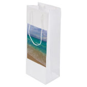 カスタムなワインのギフト袋のビーチ結婚式 ワインギフトバッグ (正面アングル)