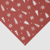 カスタムなヴィンテージのクリスマスツリーパターンティッシュペーパー 薄葉紙 (詳細)