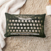 カスタムなヴィンテージのタイプライターのLumbarの枕 ランバークッション (ブランケット)