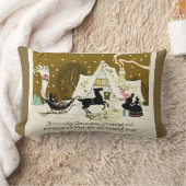 カスタムなヴィンテージのビクトリアンなクリスマスの装飾用クッション ランバークッション (ブランケット)
