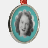 カスタムなヴィンテージの写真 メタルオーナメント (右)