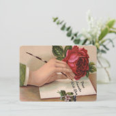 カスタムなヴィンテージは私の新婦付添人またはメイド・オブ・オーナー(花嫁付き添い人)です 招待状 (スタンド正面)