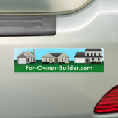 カスタムな不動産のバンパーステッカー バンパーステッカー (車上)