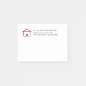 カスタムな不動産のポストの後it®ノート ポストイット (正面)