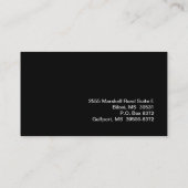 カスタムな不動産の名刺 名刺 (裏面)